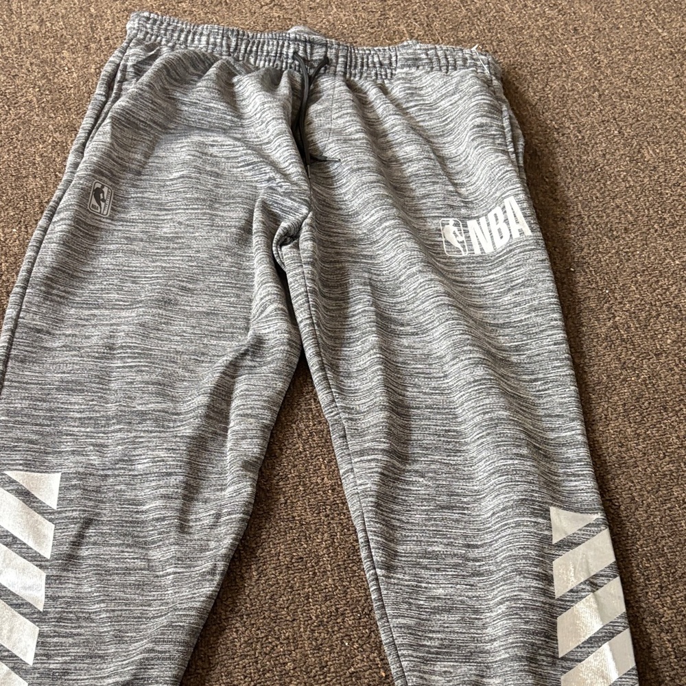 NBA Heather Gray Sweatpants